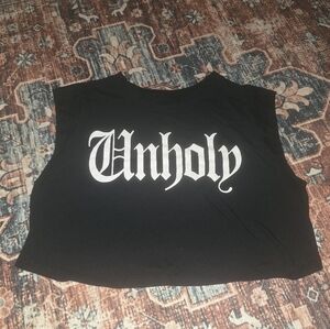 Unholy Cropped Tank